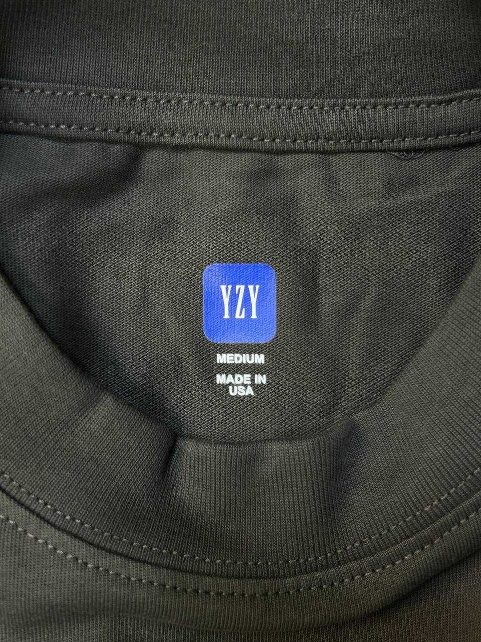 Футболка сіра Yeezy GAP BALENCIAGA YZY футболка серая  S M L