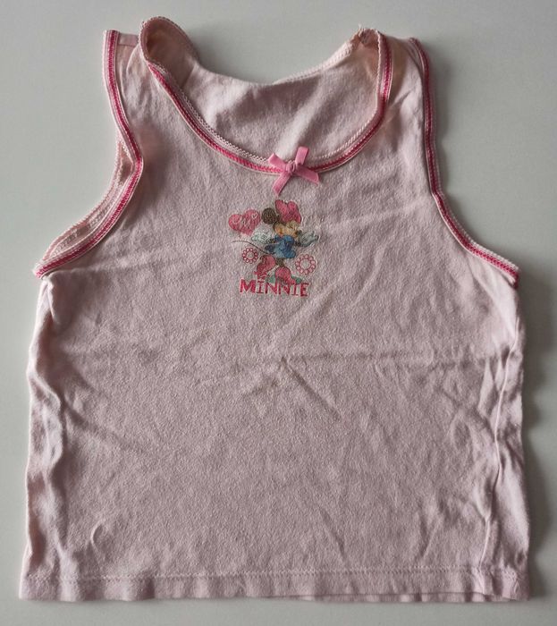 podkoszulki dla dziewczynki 5 szt. r. 98-122 Minnie Peppa Frozen