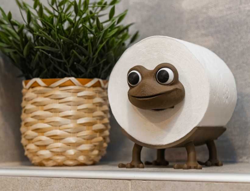 Uchwyt Na Papier - Żaba!