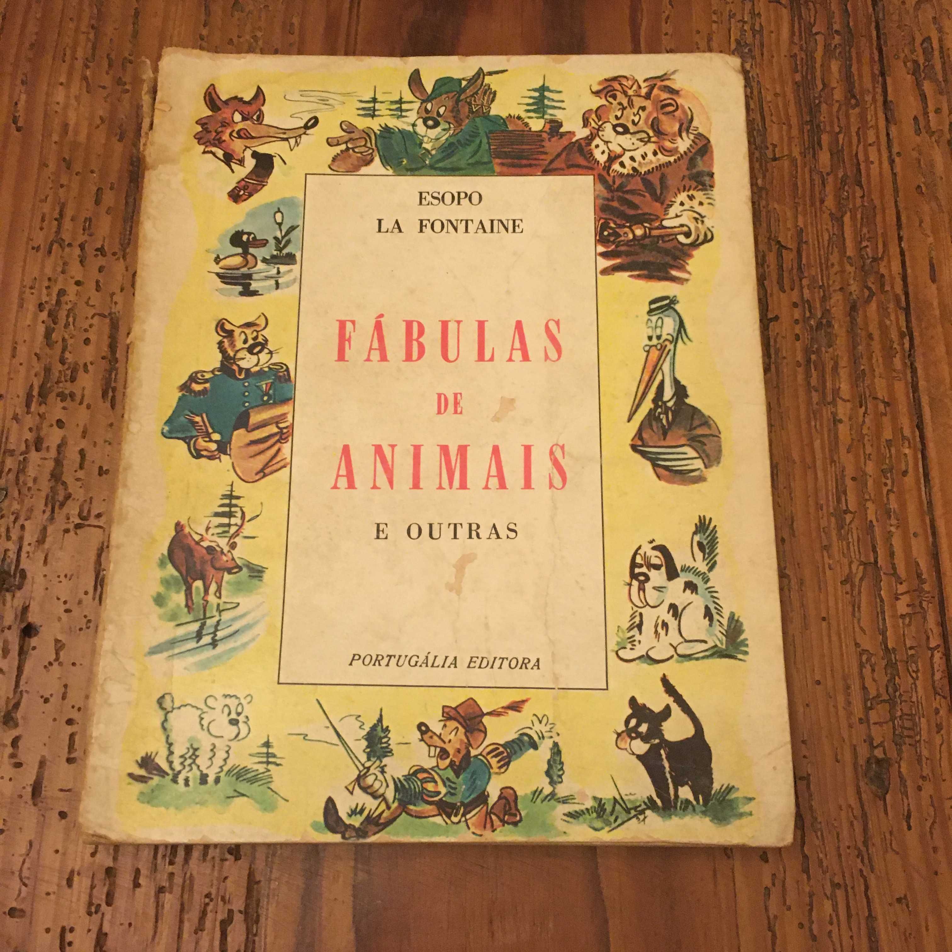 Fábulas de animais La Fontaine e vários livros,Condessa de Ségur