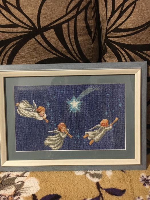 Вишита кртина ангели