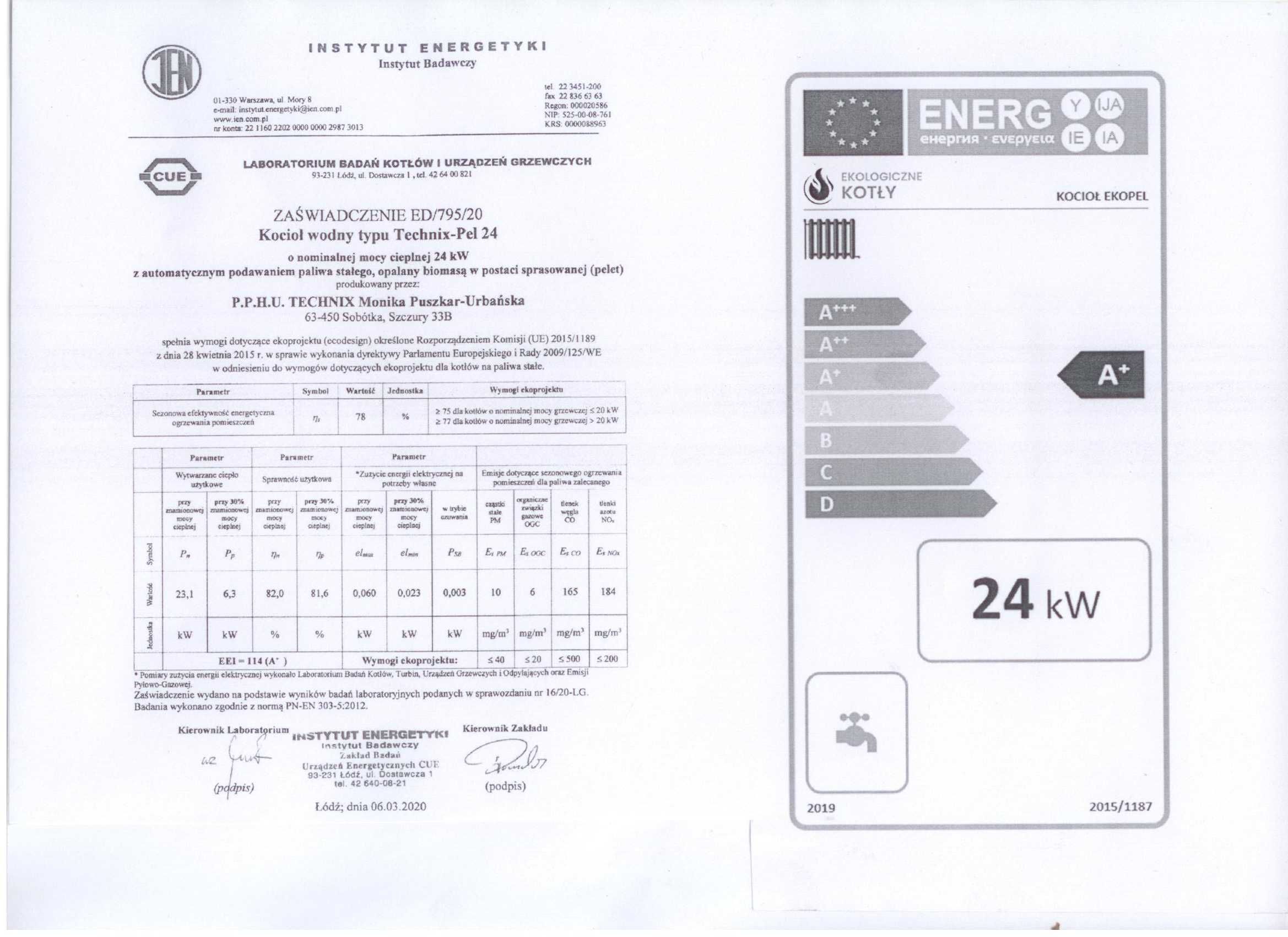 Kocioł Kotły Piec Piece na Pellet Pelet  DUO 24 kw na DOTACJE