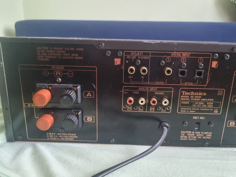 Technics m100 stereo power amplifier 115W x2
