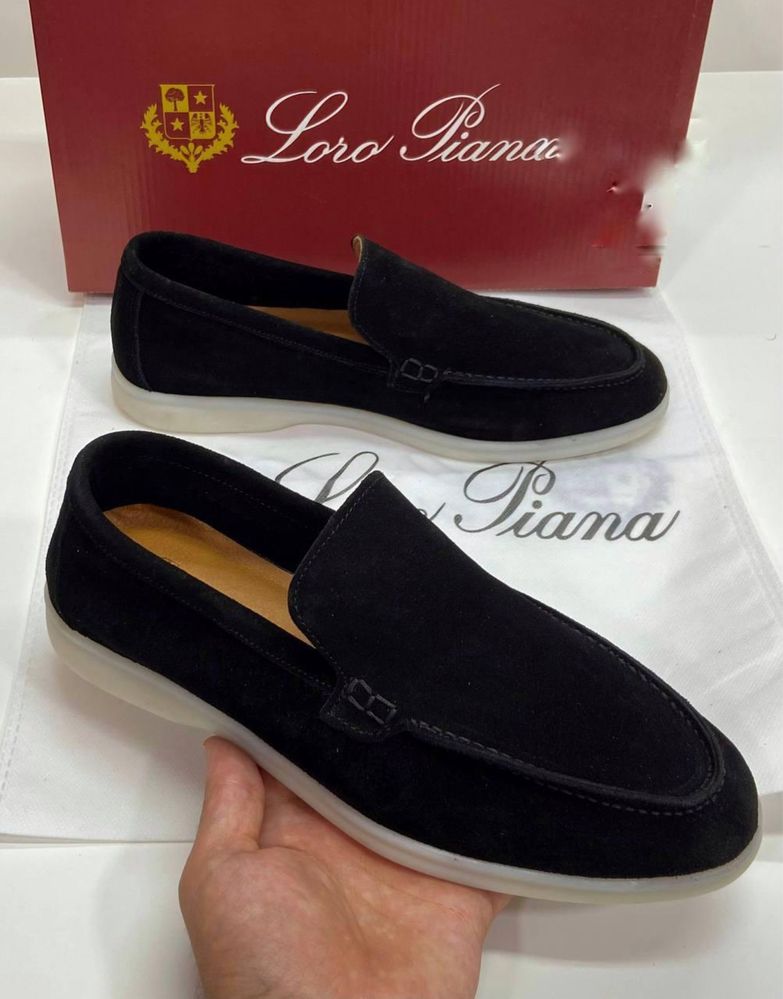 Лофери Loro Piana натуральна замша