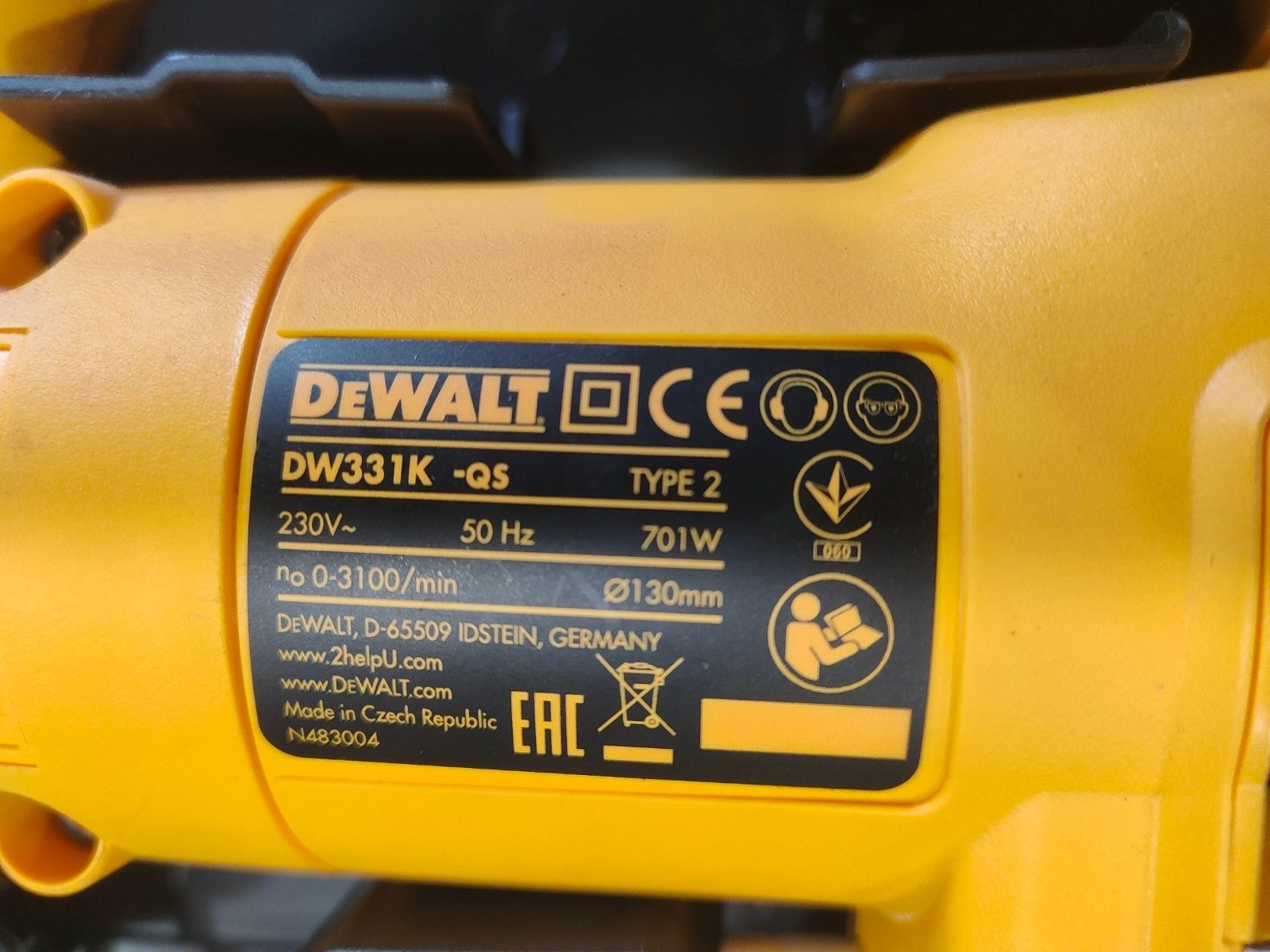 Електролобзик DeWalt DW331K