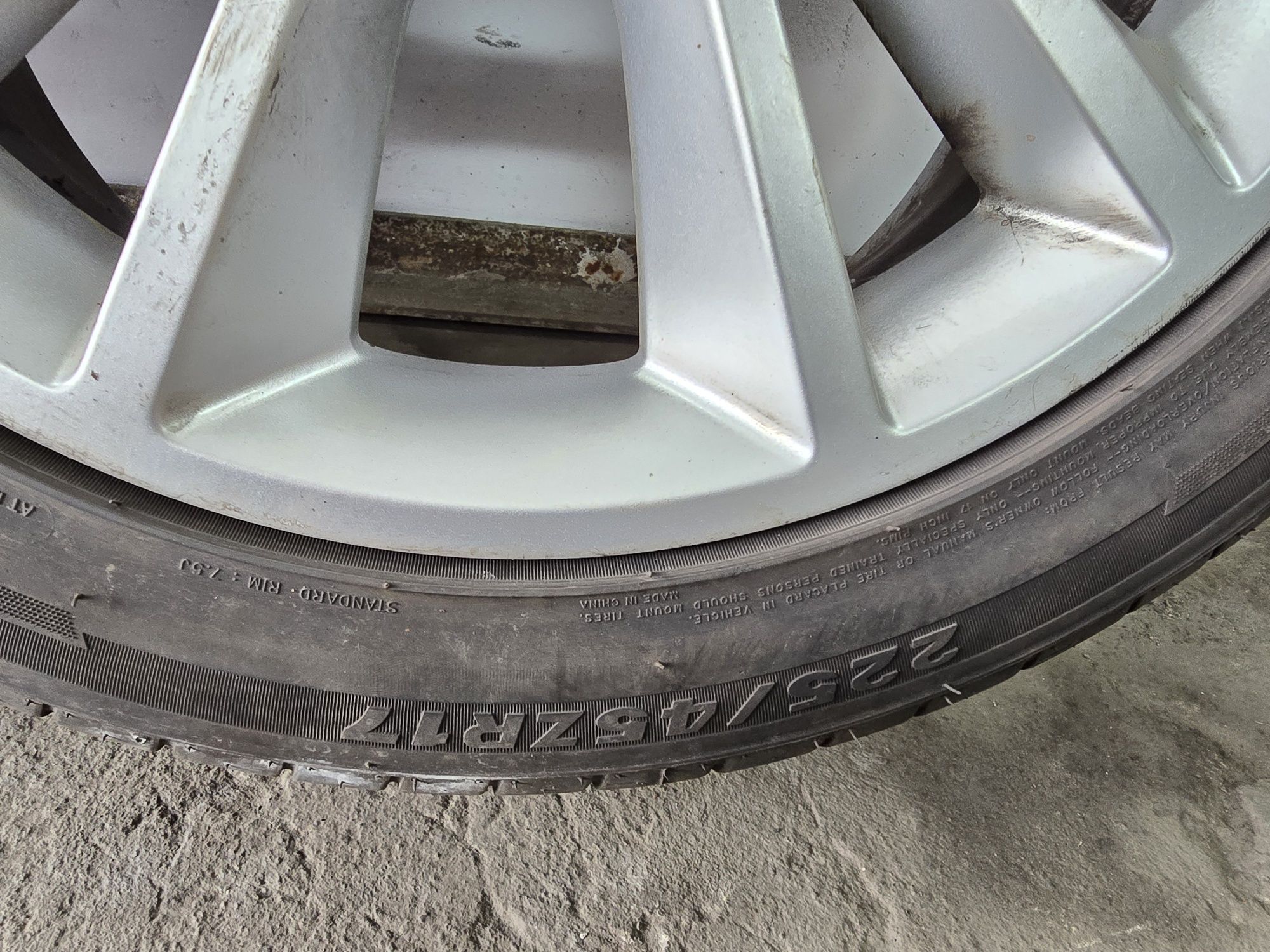 Koła AluFelgi Opel 5x110 17 ' cali 225/45 R17 Astra Zafira BORBET