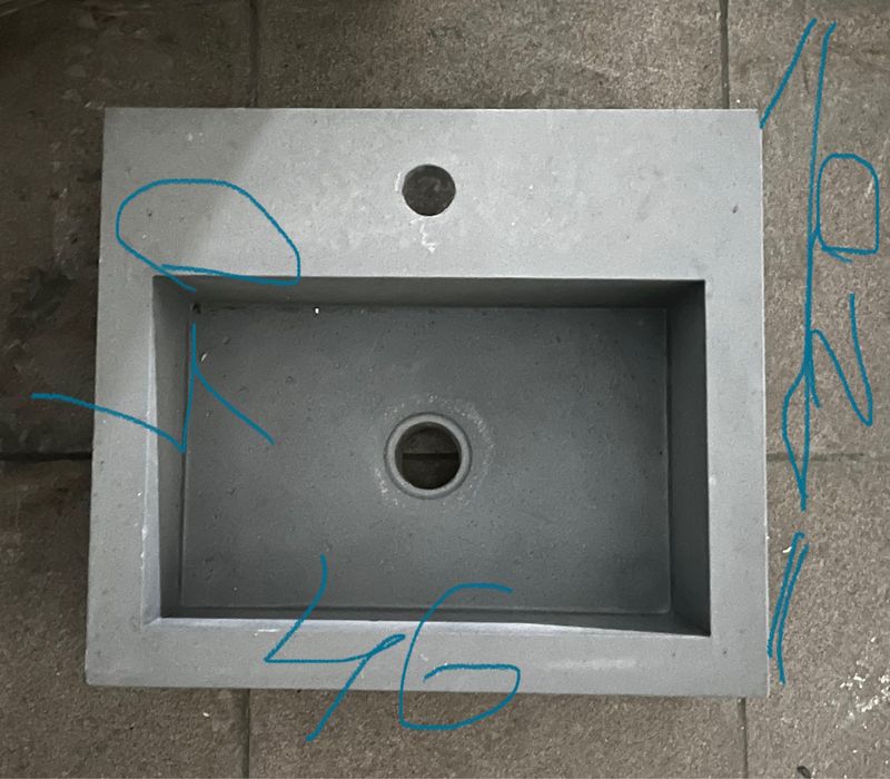 Умивальник з бетону Mone Studio