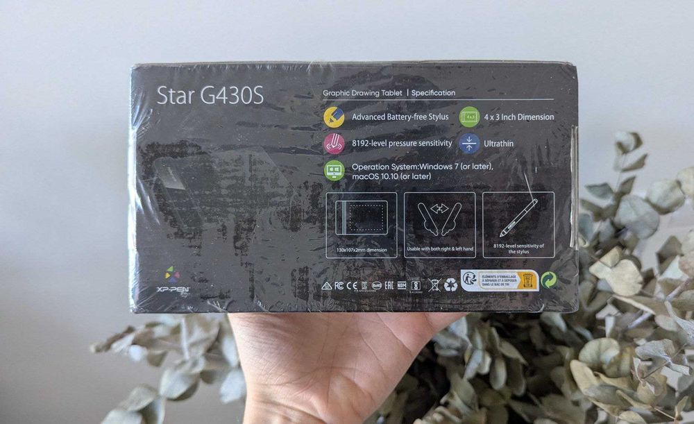 Графічний планшет XP-Pen G430S для ноутбука або комп'ютера