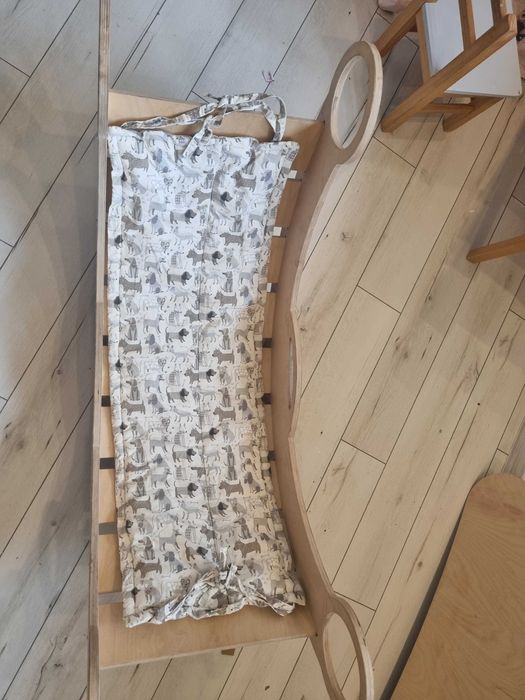 Bujak drewniany montessori zjeżdzalnia, blat