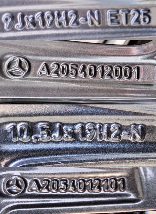 Felgi i opony zimowe Mercedes C 63 AMG 19 cali 5x112 Przód Tył
