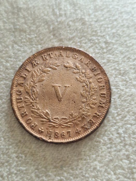 Moedas de 5 Reis D. Luís