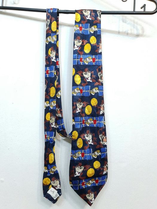 Krawat Space Jam kosmiczny mecz 155cm retro vintage 1997 rok