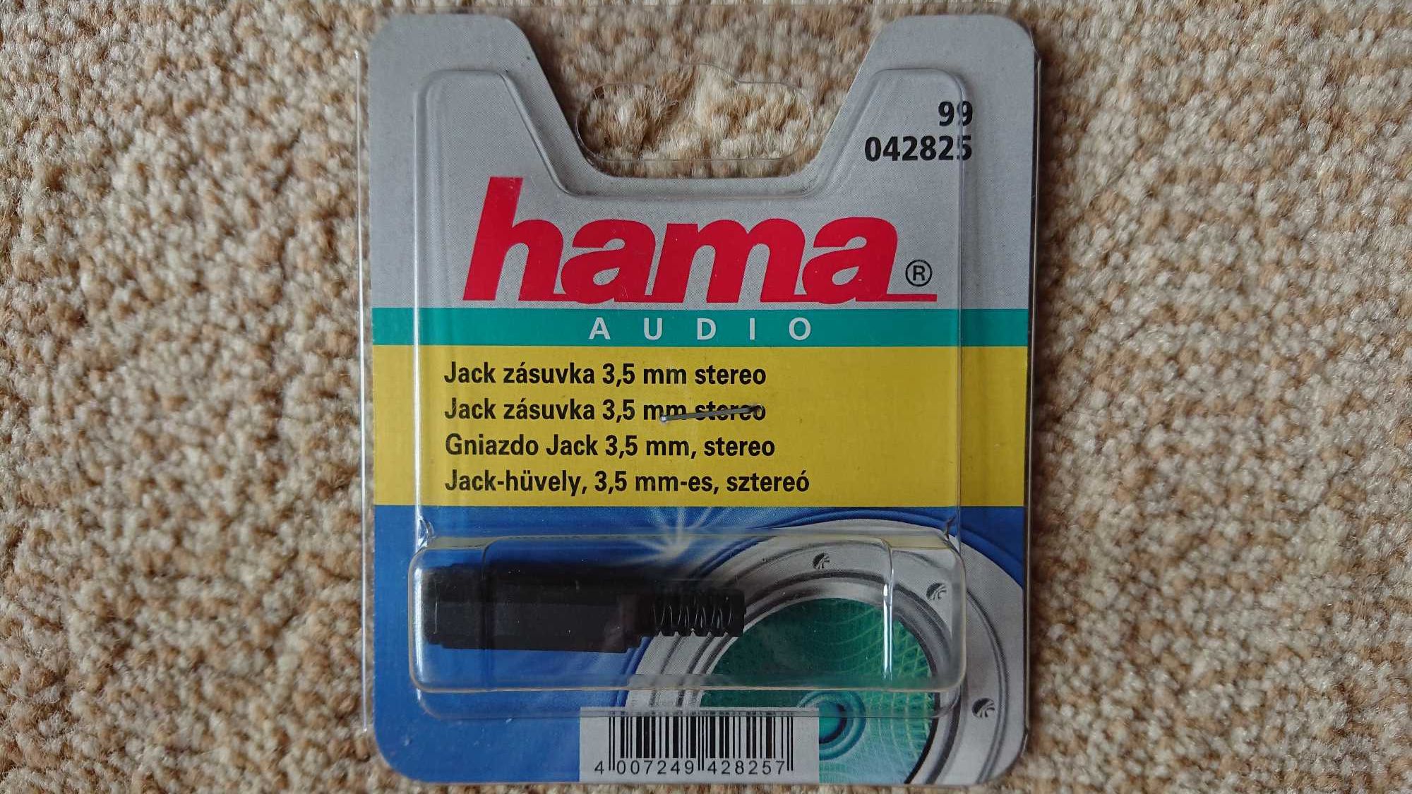 Gniazdo Jack 3,5mm stereo Hama 36 sztuk