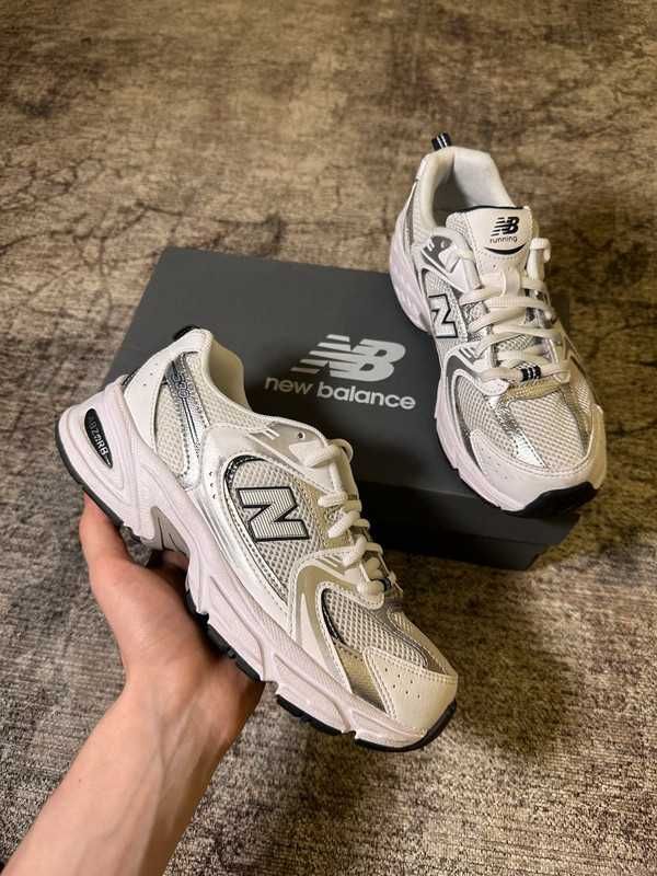 Biały^ufać^NewBalance530^UnisexTrampki Roz.38.5