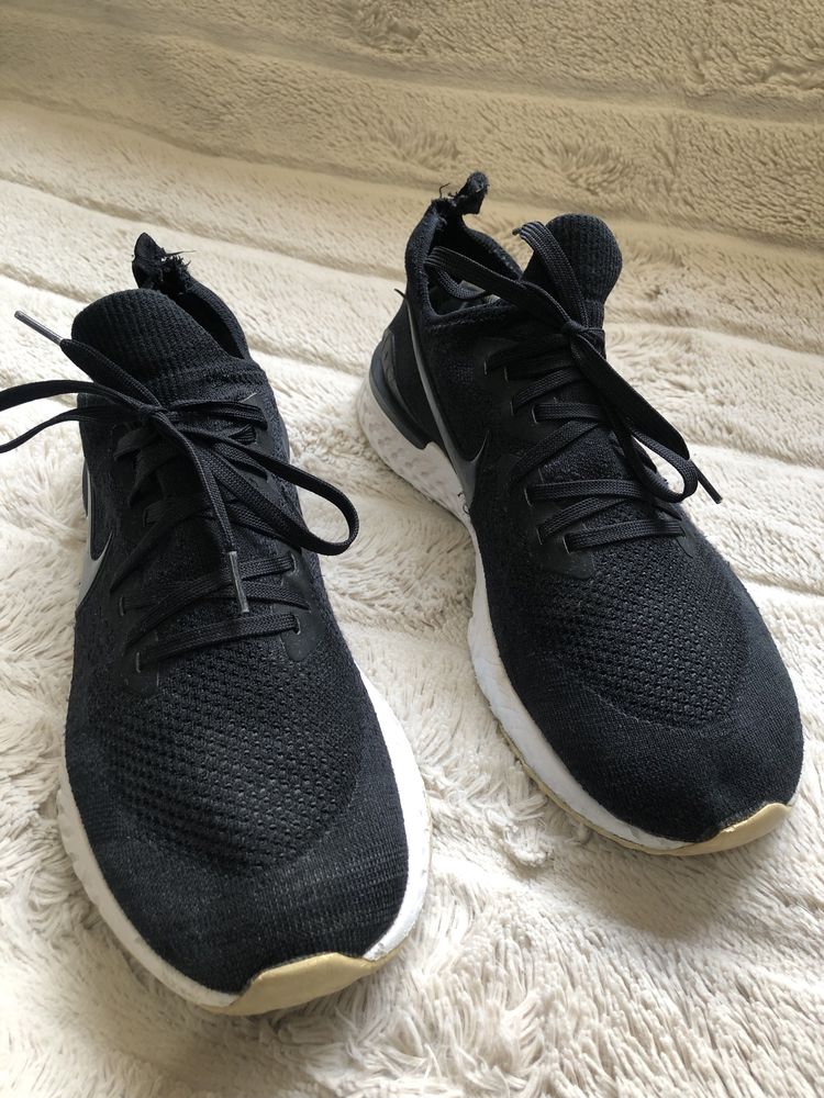 NIKE Epic React (45.5) 29.5см Flyknit 2 мужские кроссовки летние сетка