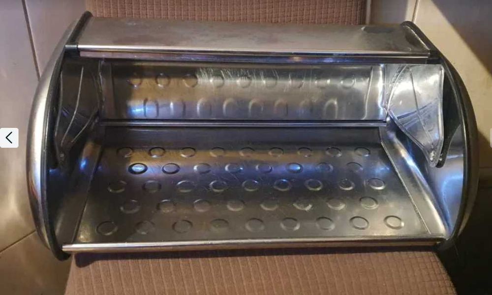 Duży chlebak z nierdzewki