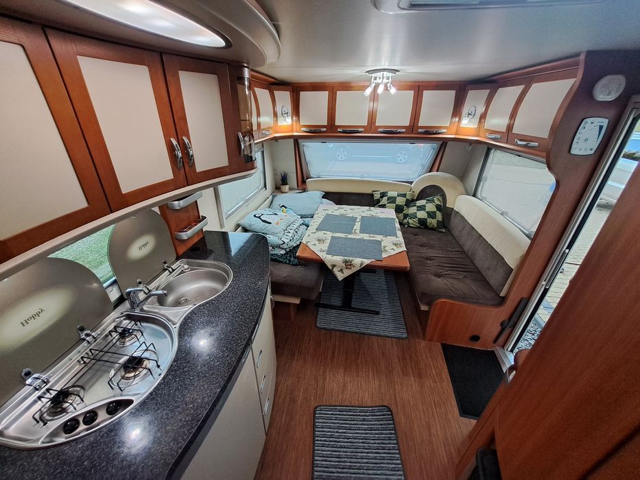 Przyczepa kempingowa Hobby Prestige 650 WFU,  zarejstrowana