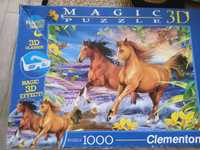Puzzle 1000 konie