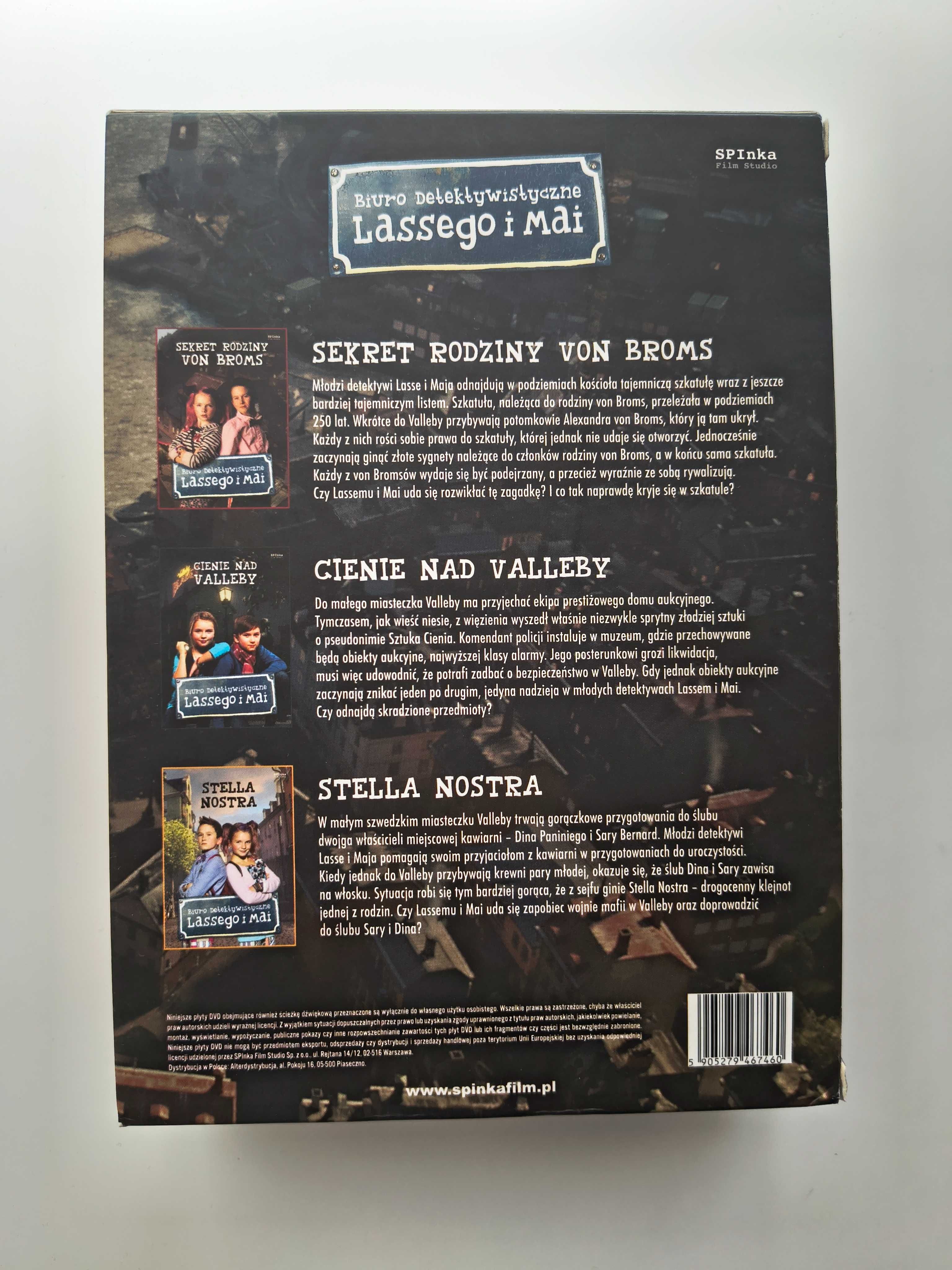 Zestaw 3 płyt dvd biuro Lassego i Mai