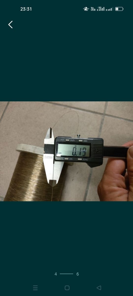 Drut miedziany srebrzony 0,19 mm szpula 2,5 kg fabryka Śląska