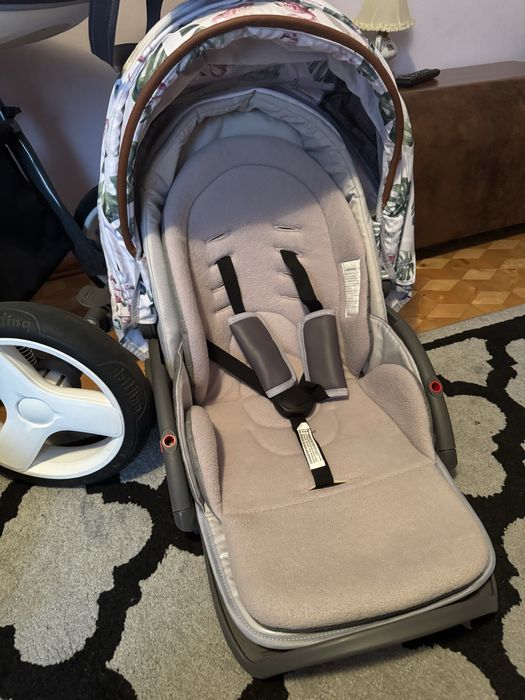 Wózek 3w1 Babyactive flamingi dziewczynka