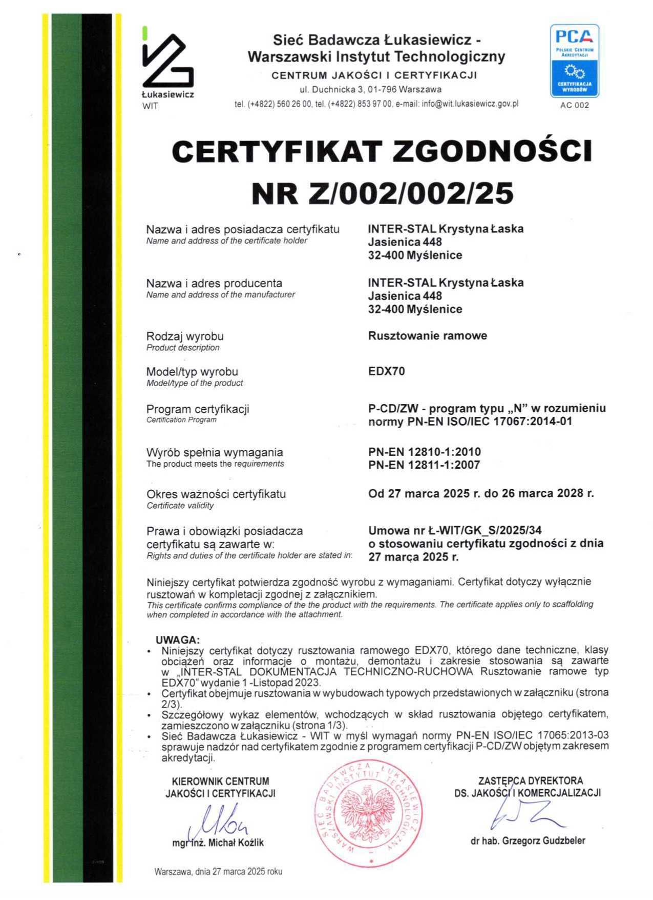 Rusztowanie 1000m2 typ Plettac P70 nowe Pletak