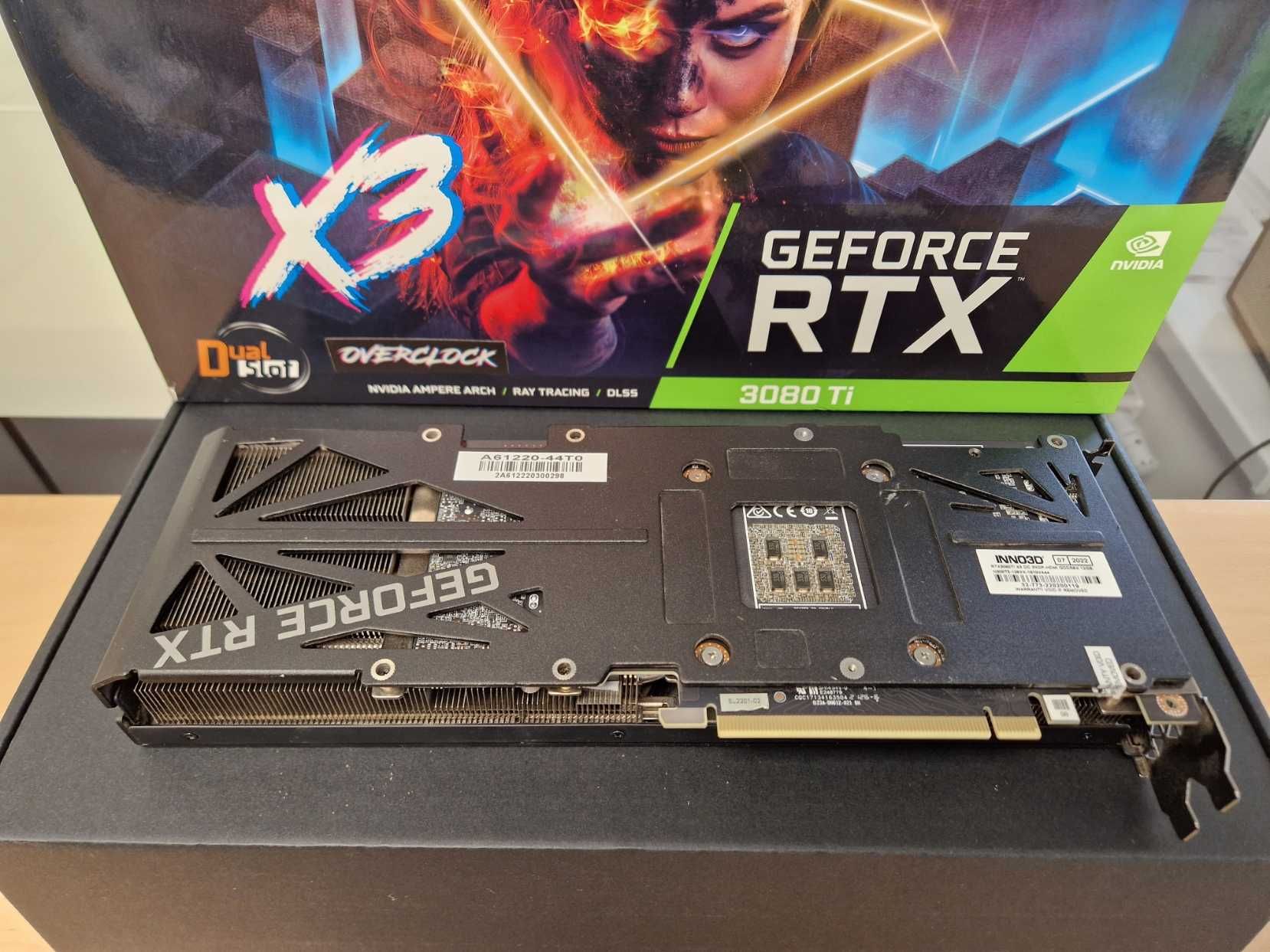 Karta graficzna Inno3D GeForce RTX 3080 TI X3 LHR 12GB 12 GB