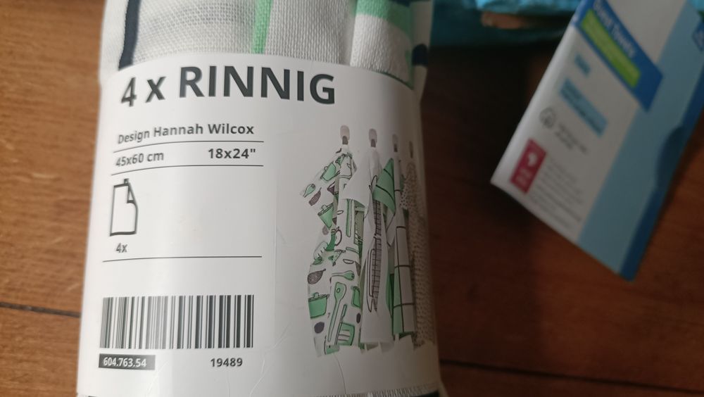 Nowe ręczniki łazienkowe 4 szt i 4 szt nowe ściereczki kuchenne Ikea