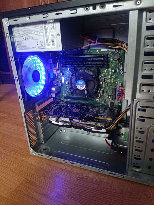 Игровой компьютер ПК системный блок Intel і7/16Gb/RX470/SSD256+500