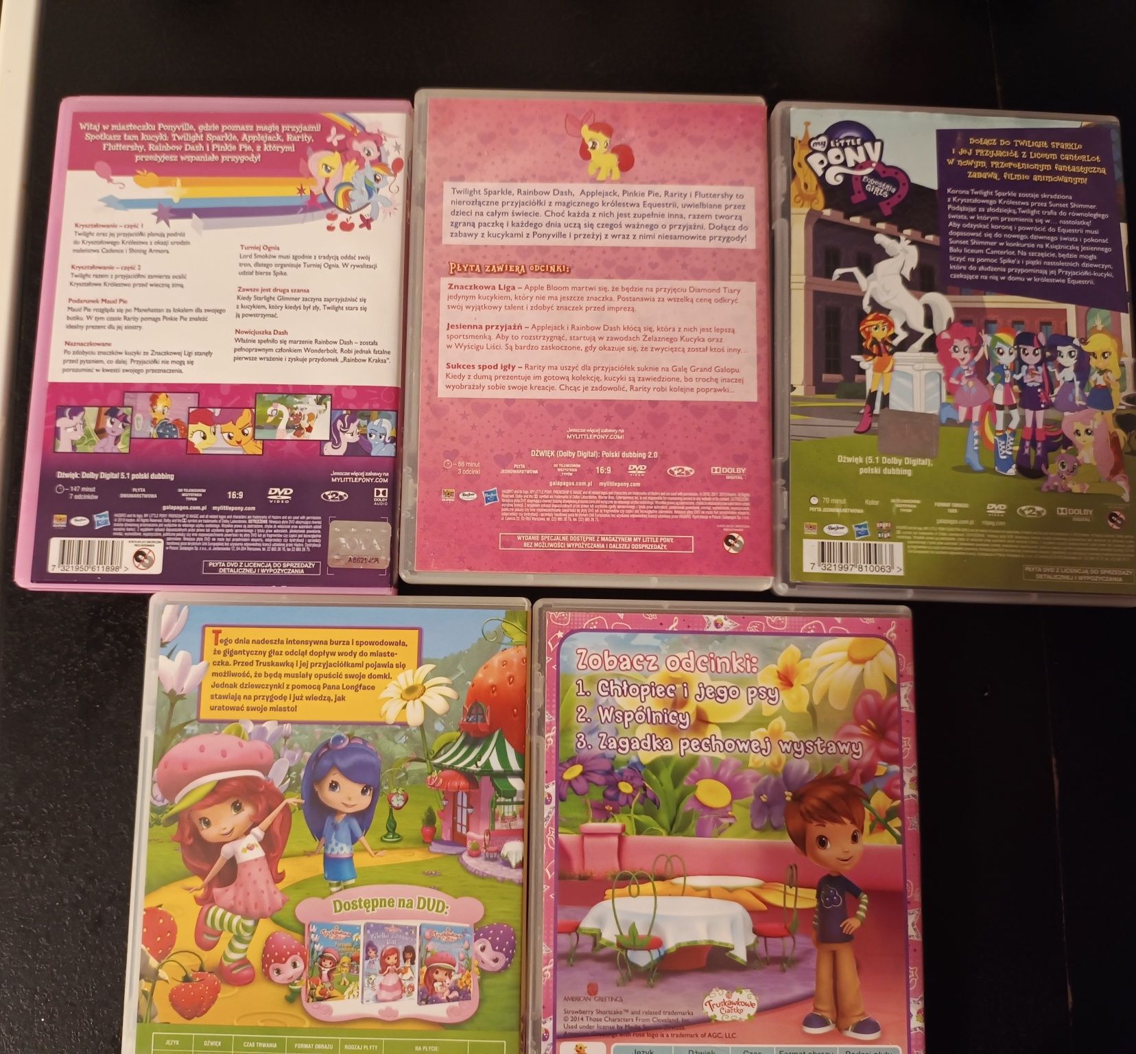 Bajki na dvd 8 sztuk. My little pony, Truskawkowe ciastko
