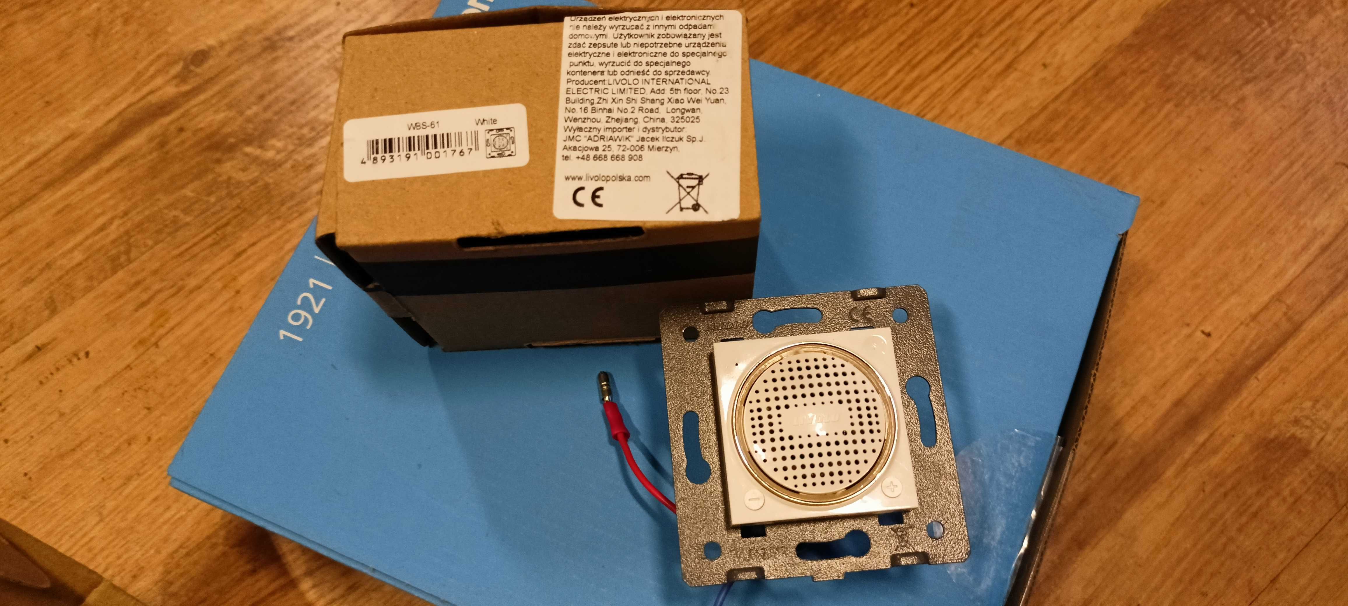 Moduł głośnika Livolo Bluetooth WBS-61 / WBS-62 / WBS-64