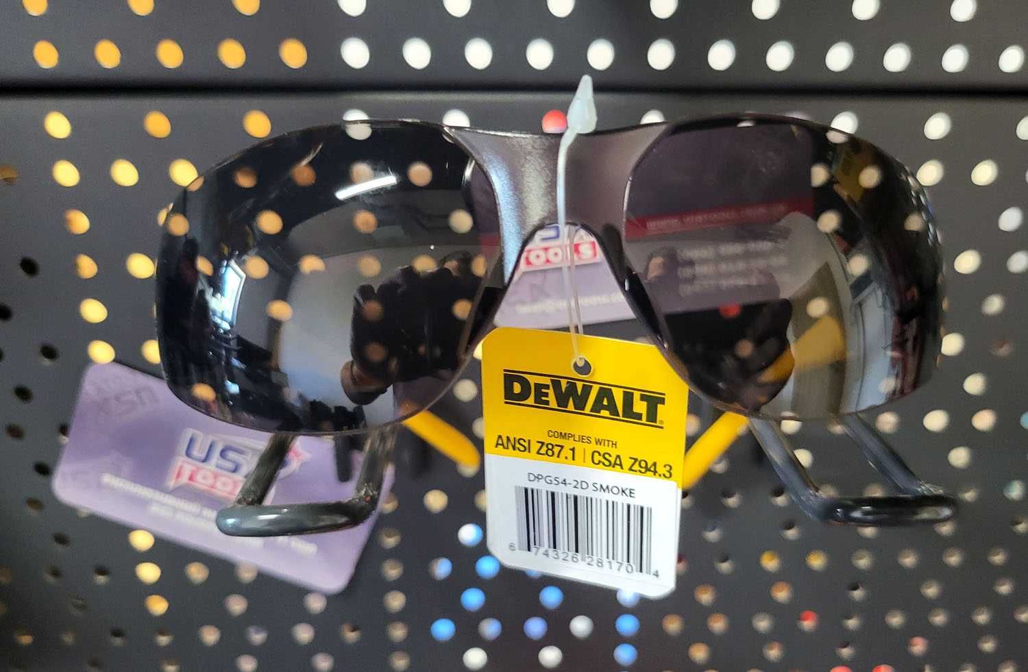 Преміум захисні затемнені окуляри очки DeWALT DPG54-2D