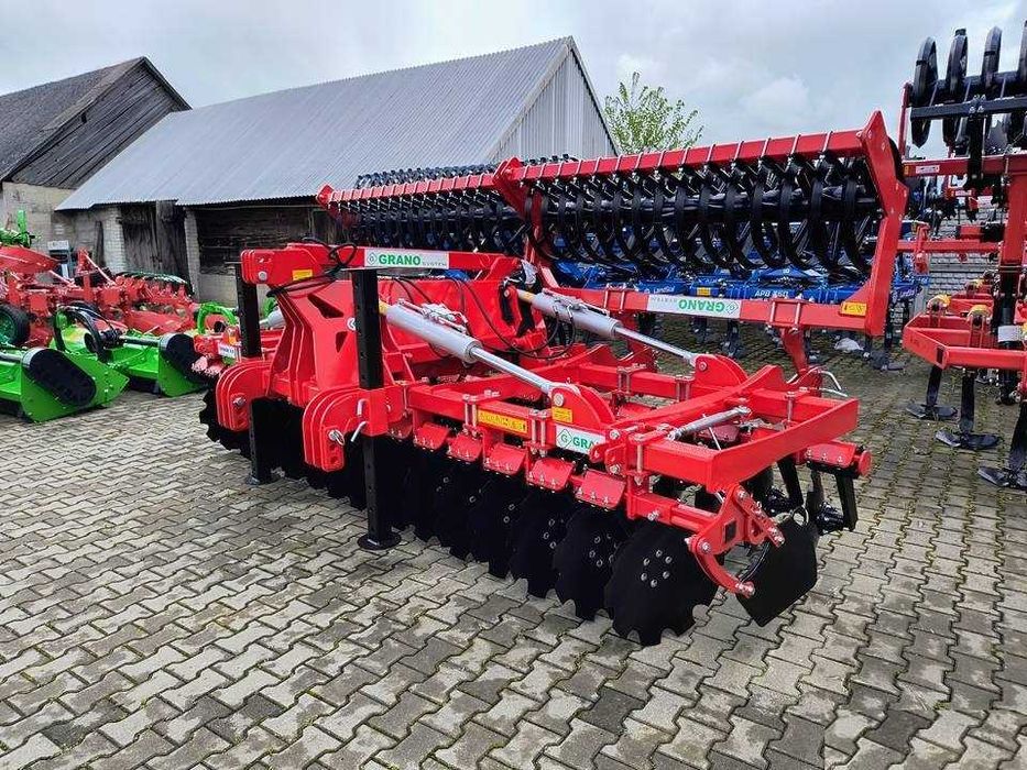 Brona Talerzowa Hydraulicznie Składna GRANO-SYSTEM AGRONA 4m 4.5m 5m