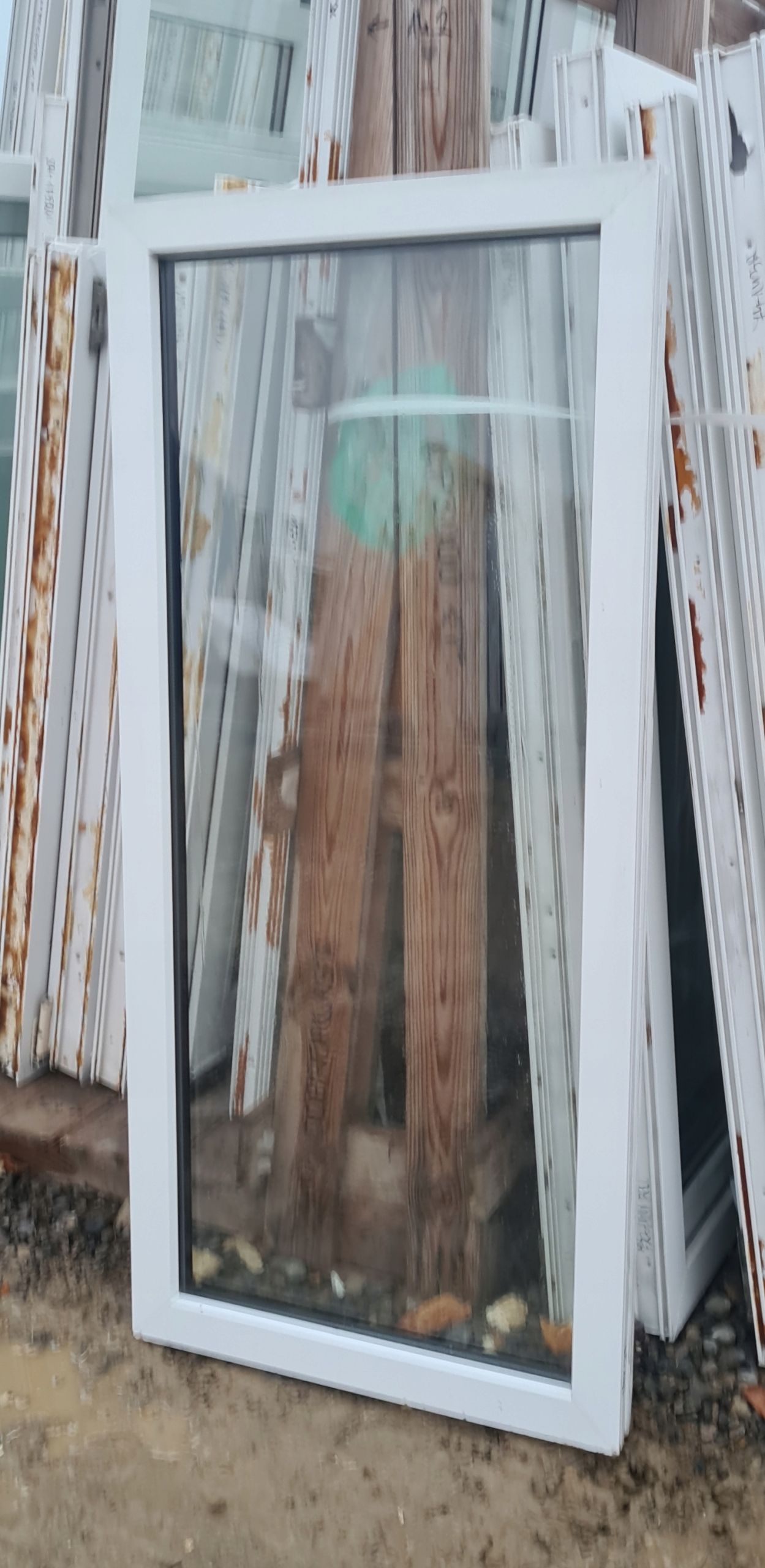 OKNA KacprzaK Witryna 61x132 FIX Używany PCV Lider Okna OLX