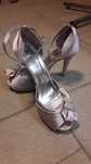Buty szpilki ślubne 39 beżowy