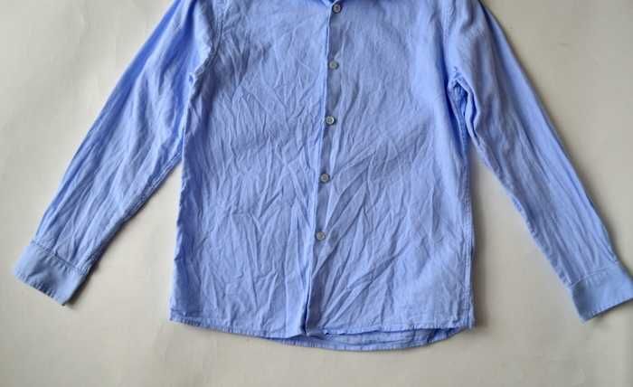 xlo NEXT Koszula Elegancka 134cm 8-9lat Niebieska j.NOWA