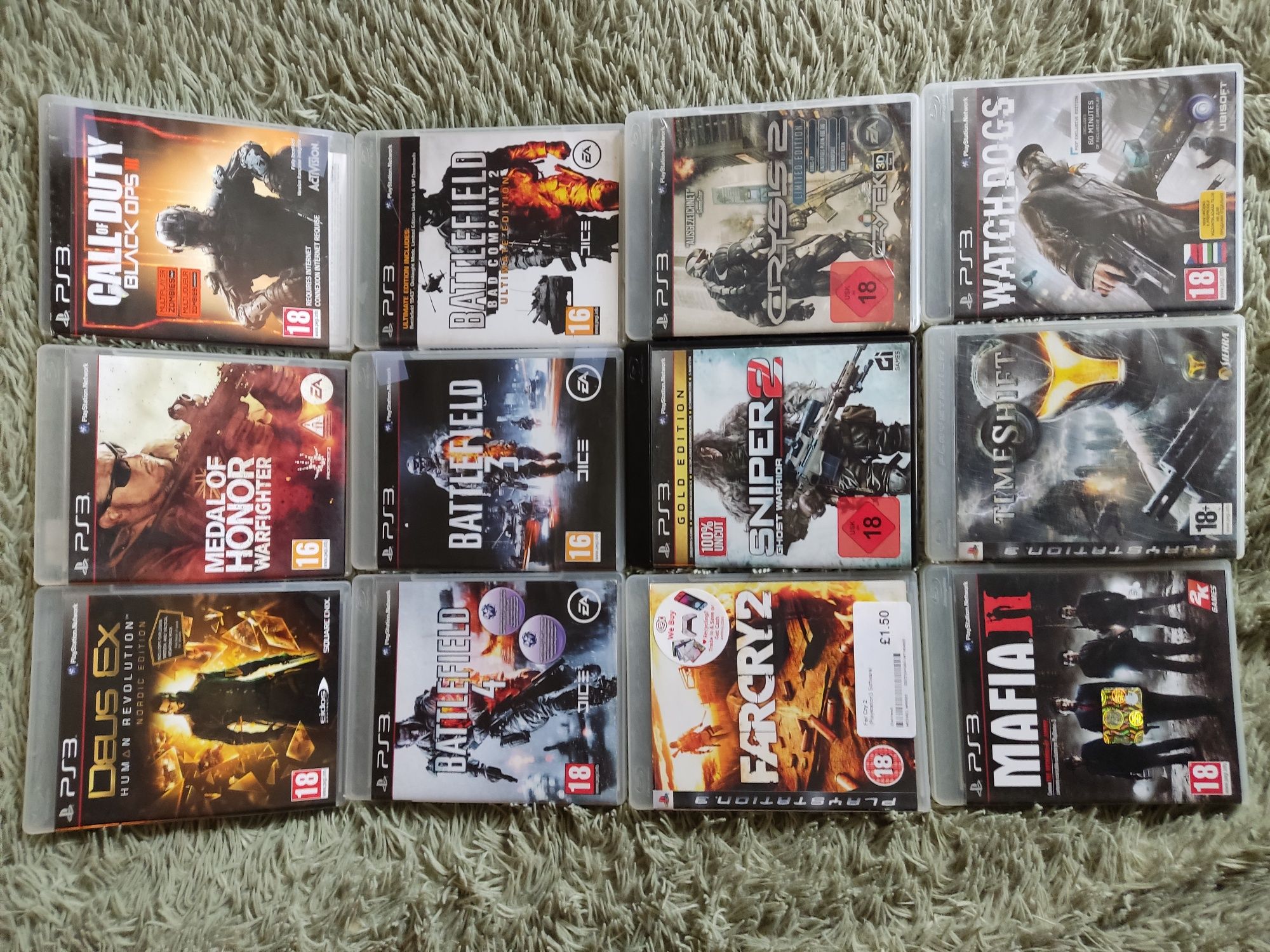 Колекція PS3 дисків до playstation-3
