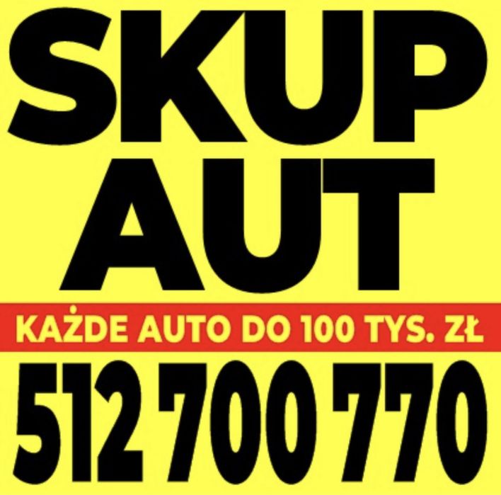 SKUP AUT. Kazda marka do 100tys. Skup samochodów. Skup aut