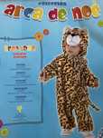Disfarce Leopardo 2 anos