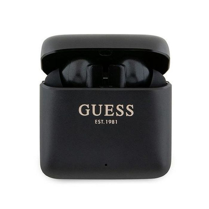 GUESS słuchawki bluetooth TWS GUTWSSU20ALEGK (Printed Logo) czarne