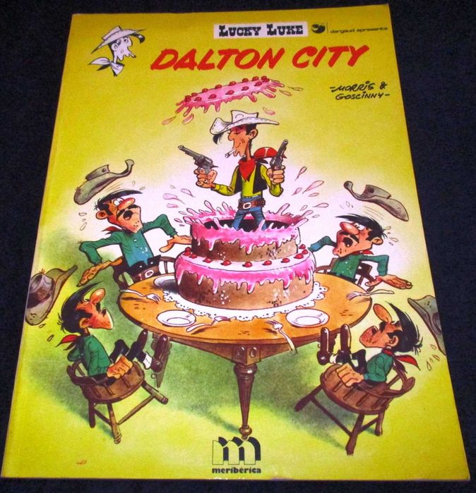 Livro BD Dalton City Lucky Luke Meribérica 1ª edição 1981