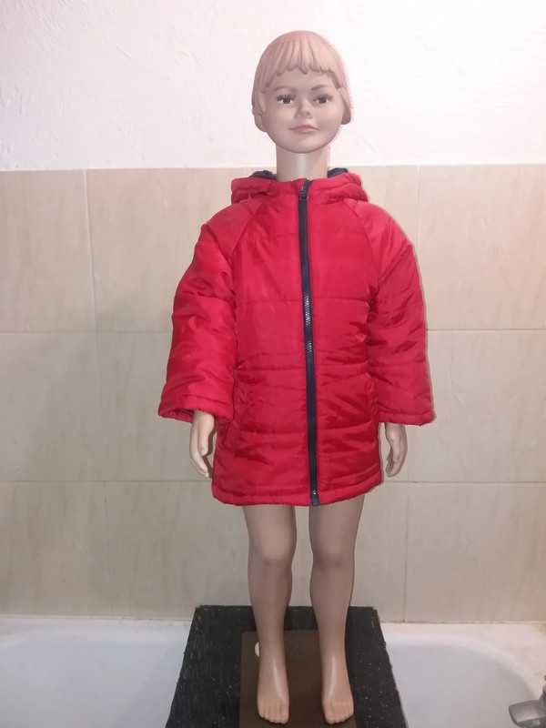 Kurteczka czerwona Płaszczyk unisex 104cm(304)
