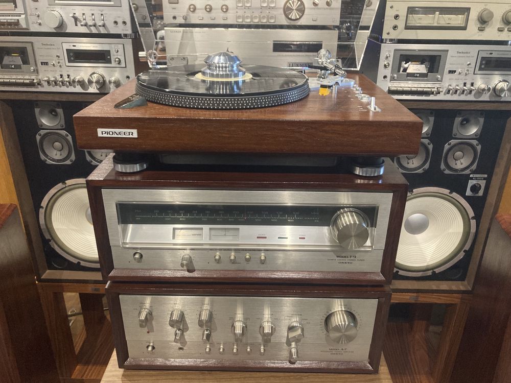 Retrospekcja Onkyo A-7 T-9 Pioneer PL-1551L Rewitalizacja-Serwis