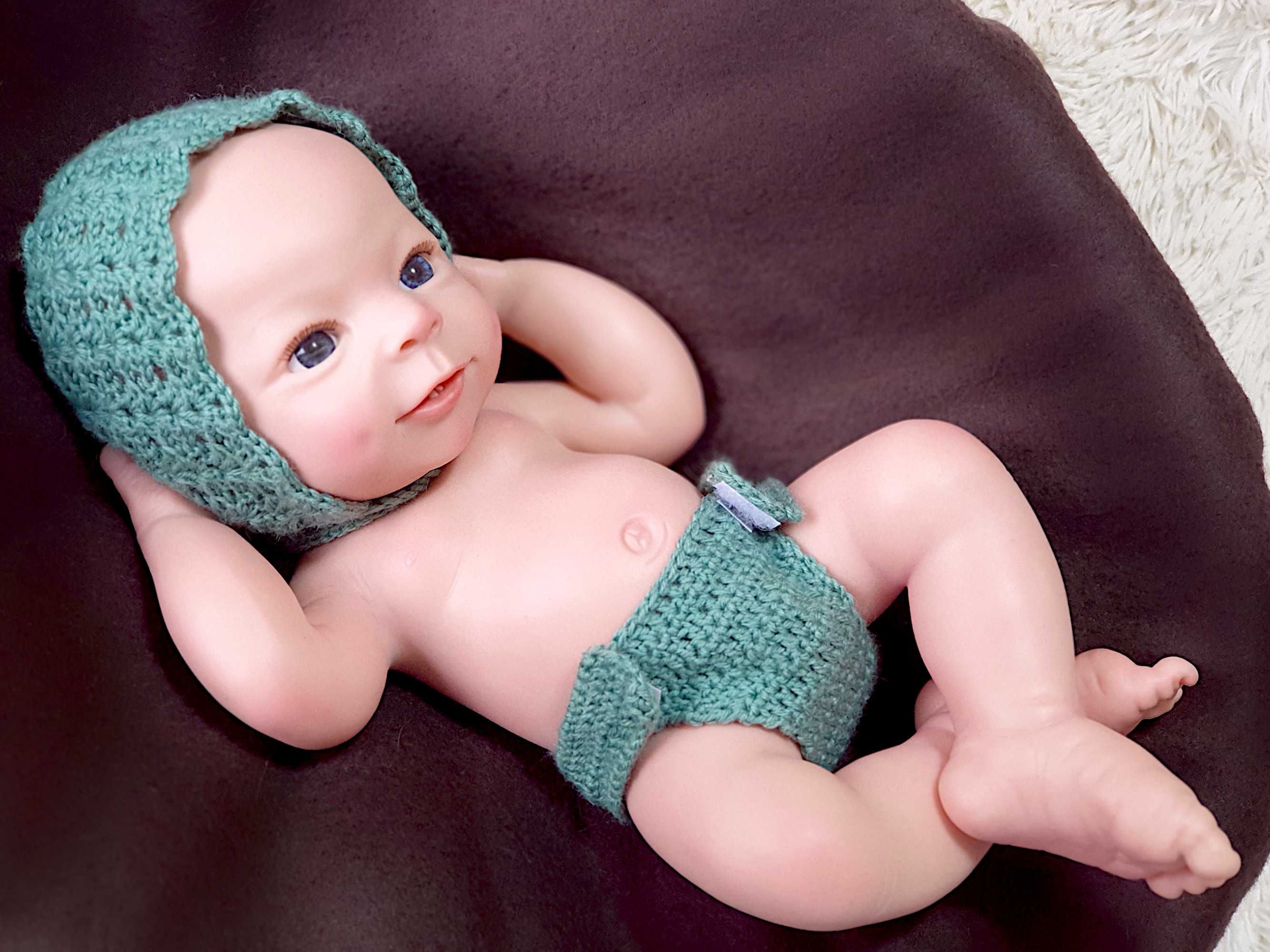 Boneca bebé reborn corpo inteiro silicone menino