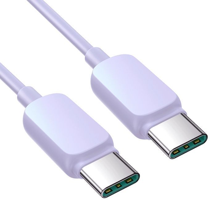 Kabel USB C - USB C 100W 1,2 m Joyroom S-CC100A14 - fioletowy