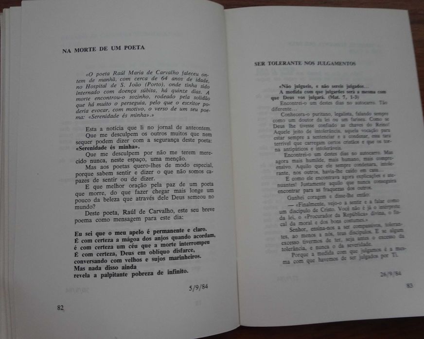 Salmos Para O Amanhecer de Eloy Pinho - 1ª Edição 1985