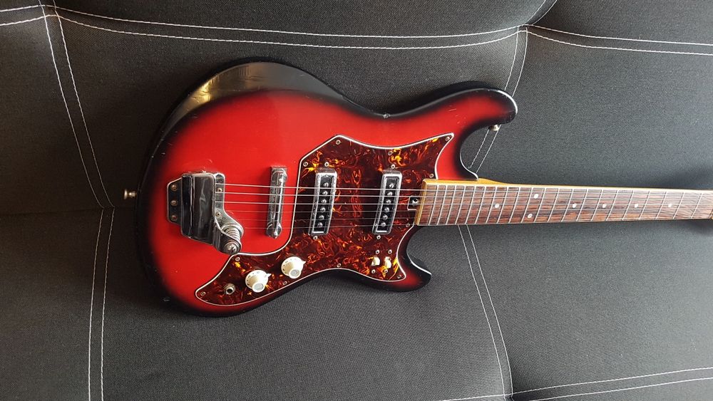 Gitara Japońska Japonia Fgn Sakai Teisko 70 lata Japan