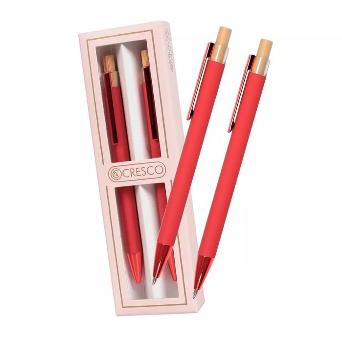 Długopis +ołówek Dyplomat czerwień dla Nauczyciela. Cresco