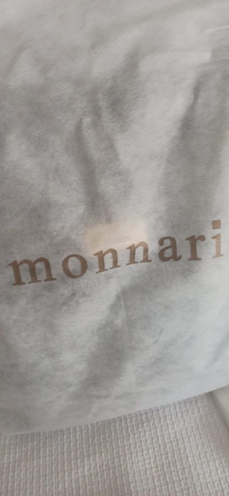 Monnari lakierowana czarna piękna torba, torebka jak nowa!