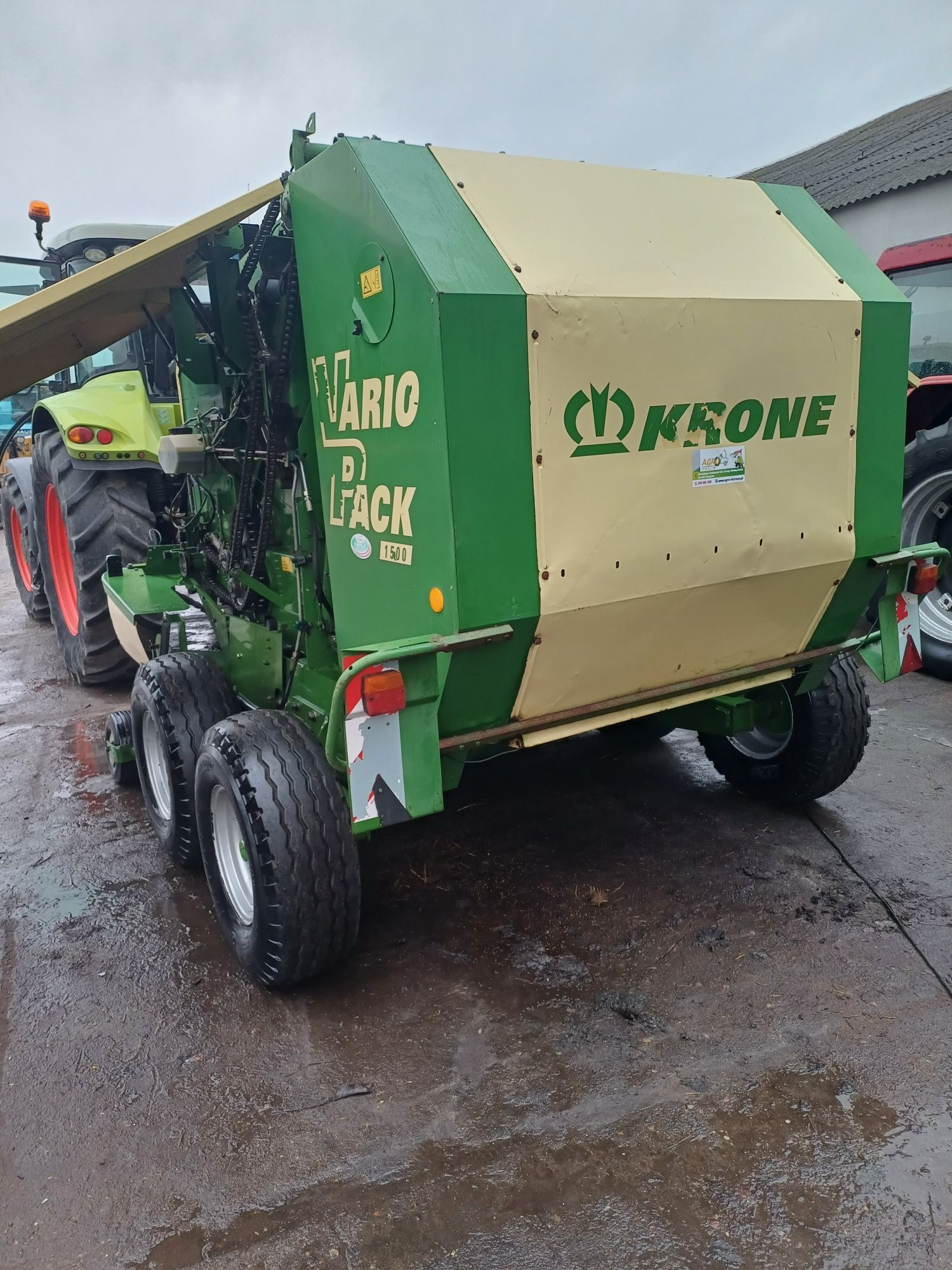 Prasa rolująca Krone Vario Pack 1500 #2006 rok # tandem,